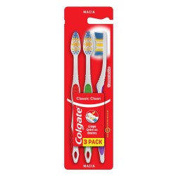 Escova Dental Colgate Classic Clean 3cores Leve3un Pague2un