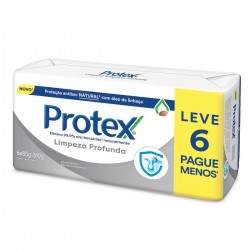 Sabonete Protex Limpeza Profunda Leve 6un Pague Menos 85g