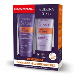 Shampoo+condicionador Eudora SiÀge Liso Intenso 250+125ml