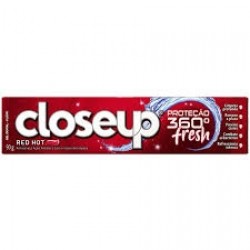 Creme Dental Close Up Gel Red Hot 130g. Gel Refrescante Que Proporciona Hálito Intenso E Sensação De Frescor. Compre Na