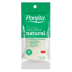 Esponja De Banho Ponjita 3m Com Fibra Natural