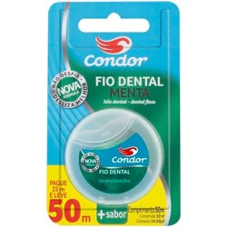 Fio Dental Condor Menta L50mt P25mt Ref.3416