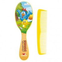 Escova Para Cabelo Condor +pente Galinha Pintadinha 6782