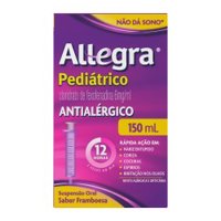 Allegra PediÁtrico 6mg/ml Susp 150ml + Seringa