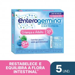 Enterogermina CrianÇa E Adulto 5 Frascos 5ml