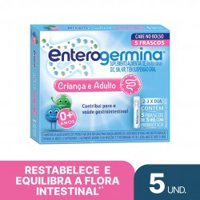 Enterogermina CrianÇa E Adulto 5 Frascos 5ml