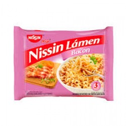 Miojo Nissin Sabor Lamen Bacon 85g