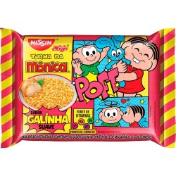 Miojo Nissin T MÔnica Sabor Galinha 85g