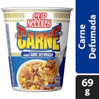 Cup Noodles Nissin Sabor Carne Defumada 69g