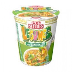 Cup Noodles Nissin Sabor Legumes Com Azeite 67g
