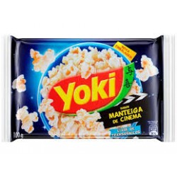Pipoca Para Microondas Yoki Manteiga De Cinema 100g