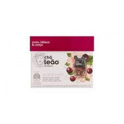 ChÁ LeÃo Senses Mate Hibisco E Cereja 10 SachÊs