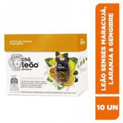 ChÁ LeÃo Senses MaracujÁ Laranja E Gengibre 10 SachÊs
