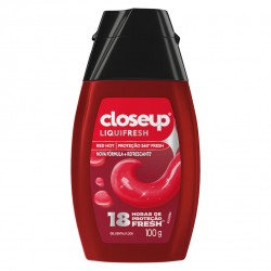 Creme Dental Close Up Gel Liquifresh Red Hot 100g