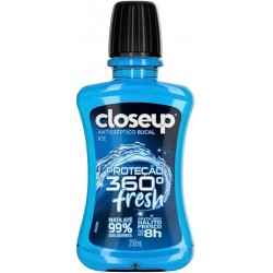 AntissÉptico Bucal Closeup Ice ProteÇÃo 360° Fresh 250ml