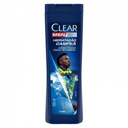 Shampoo Clear Anticaspa HidrataÇÃo CampeÃ Vini Jr 400ml