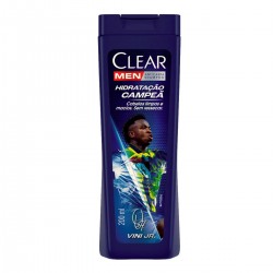 Shampoo Clear Anticaspa HidrataÇÃo CampeÃ Vini Jr 200ml