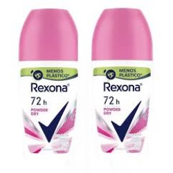 Desodorante Rexona F Roll-on Powder Dry 50ml 2un