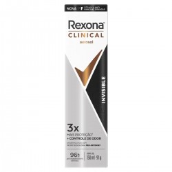 Desodorante Rexona F Aero Clinical F Invisible 150ml