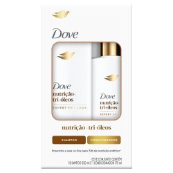 Shampoo+condicionador Dove NutriÇÃo+tri-Óleos 350+175ml