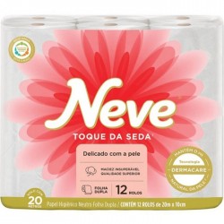 Papel HigiÊnico Neve Compacto Toque Da Seda F Dupla 12rolos