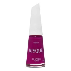 Esmalte Risque LÉo Mandou Flores 8ml