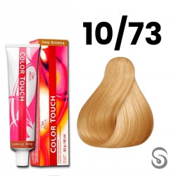 Tintura Color Touch 10/73 Rubio Ultra Claro Marrom Dourado