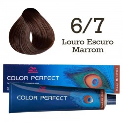 ColoraÇÃo Color Perfect 6/7 Louro Escuro Marrom 60g