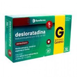 Desloratadina 5mg 10cpr Gen.eurofarma