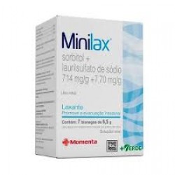 Minilax PediÁtrico 714mg + 7,7mg 7bisnagas 6,5g