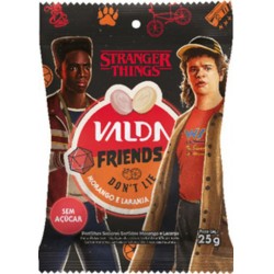 Valda Friends Stranger Things Don't Lie Morango E Laranja 25g