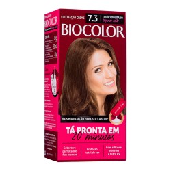 Tintura Biocolor Mini Kit 7.3 Louro Dourado Toque Estilo