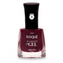 Esmalte Risque Diamond Gel Amora Negra 9.5ml
