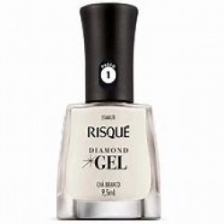 Esmalte Risque Diamond Gel ChÁ Branco 9.5ml