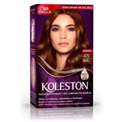 Tintura Koleston Creme 415 Castanho CrepÚsculo Noite Ilumi
