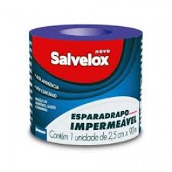Esparadrapo Salvelox ImpermeÁvel Branco 2,5cm X 90cm