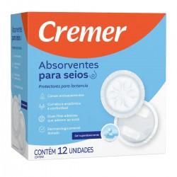 Absorvente Para Seios Cremer 12un