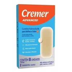 Curativo Cremer Advanced Hidrocoloide Bolhas E Calos 8un