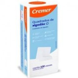 AlgodÃo Cremer Quadrado 100un