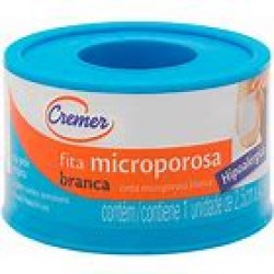 Fita Cremer Microporosa Branca 2,5cm X 4,5mt