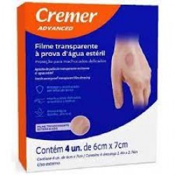 Curativo Cremer Filme Prova D'Água 4un 6cm X 7cm