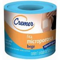 Fita Cremer Microporosa Bege 5,0cm X 4,5m