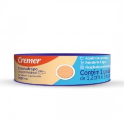 Esparadrapo Cremer ImpermeÁvel Bege 1,2cm X 3m