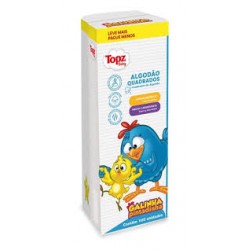 AlgodÃo Topz Quadrado Galinha Pintadinha 100un