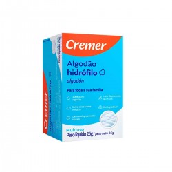 AlgodÃo Cremer HidrÓfilo 25g