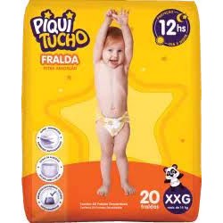 Fralda Piquitucho Mega Xxg 20un