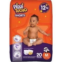 Fralda Piquitucho Short M 20un