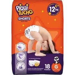 Fralda Piquitucho Short G 18un