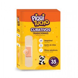 Curativo Piquitucho Transparentes Bege 35un