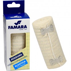 Atadura ElÁstica Famara MÉdia CompressÃo 10x1,30mt